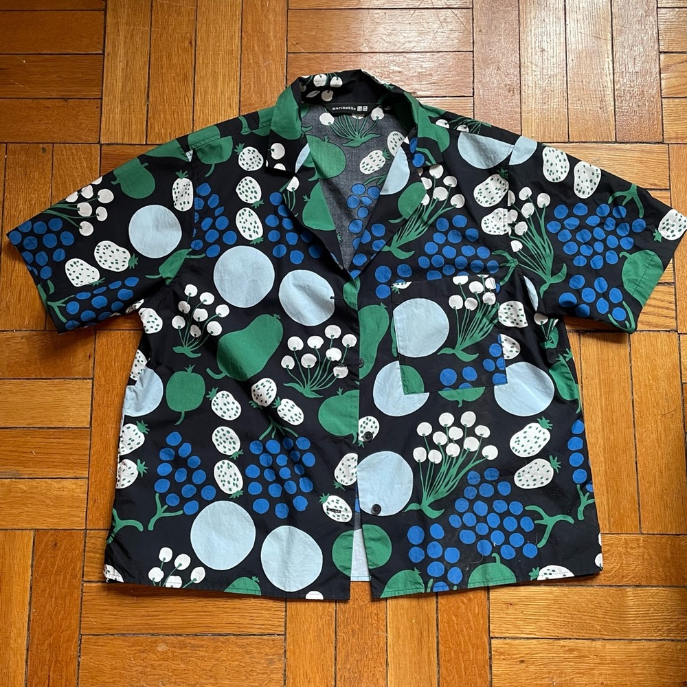 Marimekko x Uniqlo two piece poplin set